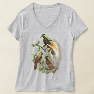 Camisetas de aves de raça branca