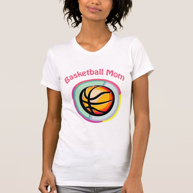 Camisetas de basquete da mãe (Frente)
