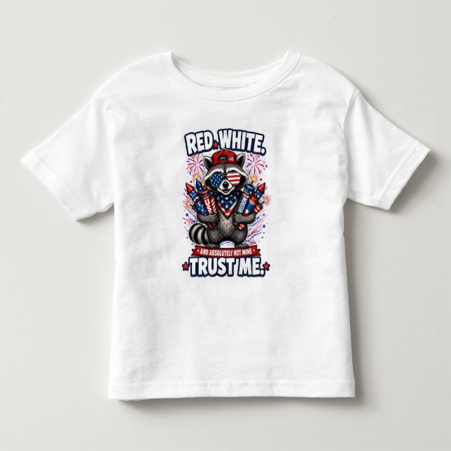 Camisetas de Bebê do Dia 4 de Julho Fogos de Artif (Frente)