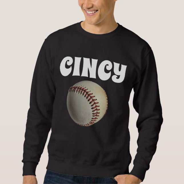 Camisetas de beisebol de Cincinnati masculinas Swe (Frente)