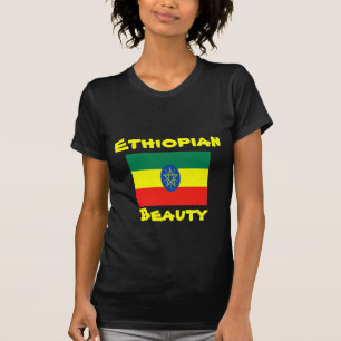 Camisetas de beleza etíopes