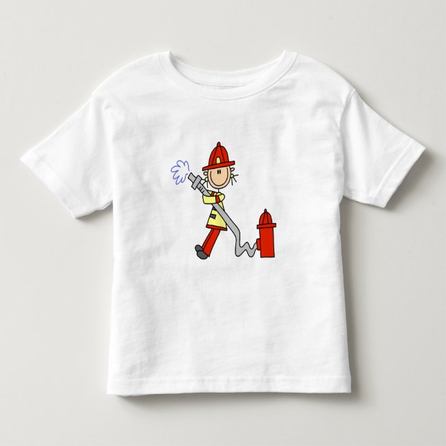 Camisetas de Bombeiro com Mangueira e Presentes (Frente)
