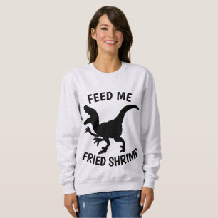 Camisetas de camisola, amante de camarões