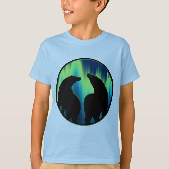 Camisetas de camisolas de ursos tribais (Frente)