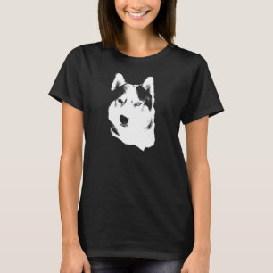 Camisetas de cão de Rouco de camisa Malamute para