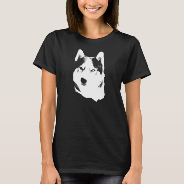 Camisetas de cão de Rouco de camisa Malamute para  (Frente)