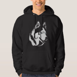 Camisetas de cão encapuçados da camisola da arte