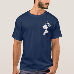 Camisetas de cão roncas do T da arte do rouco/lob