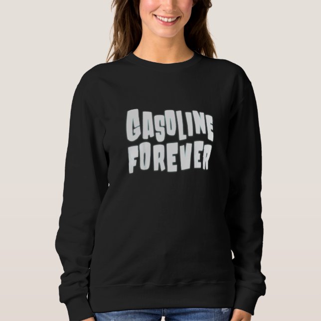 Camisetas de Carros a Gasolina para Sempre (Frente)