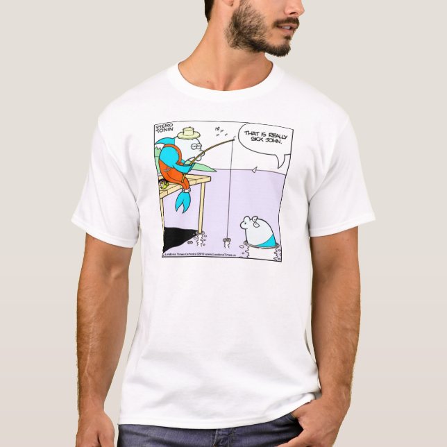 Camisetas de Cartoon do Times de Londres (Frente)