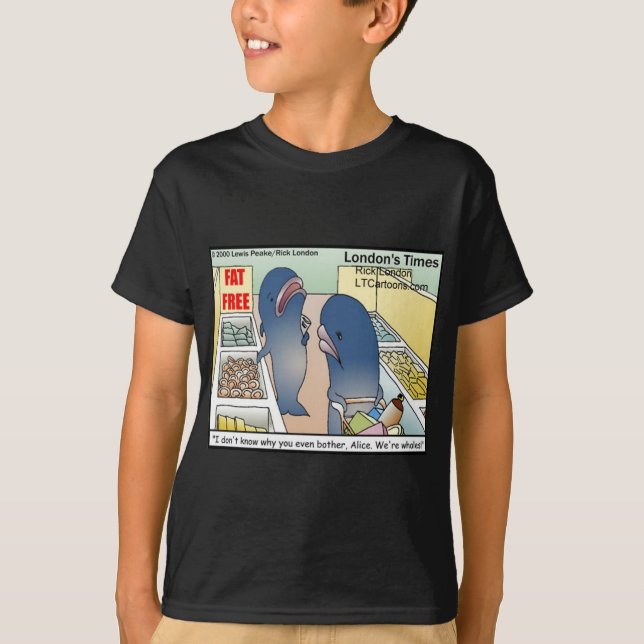 Camisetas de Cartoon do Times de Londres (Frente)