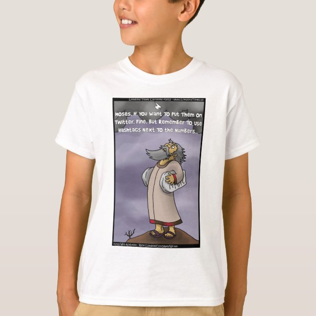 Camisetas de Cartoon do Times de Londres (Frente)
