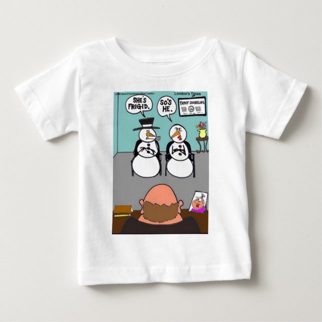 Camisetas de Cartoon do Times de Londres (Frente)