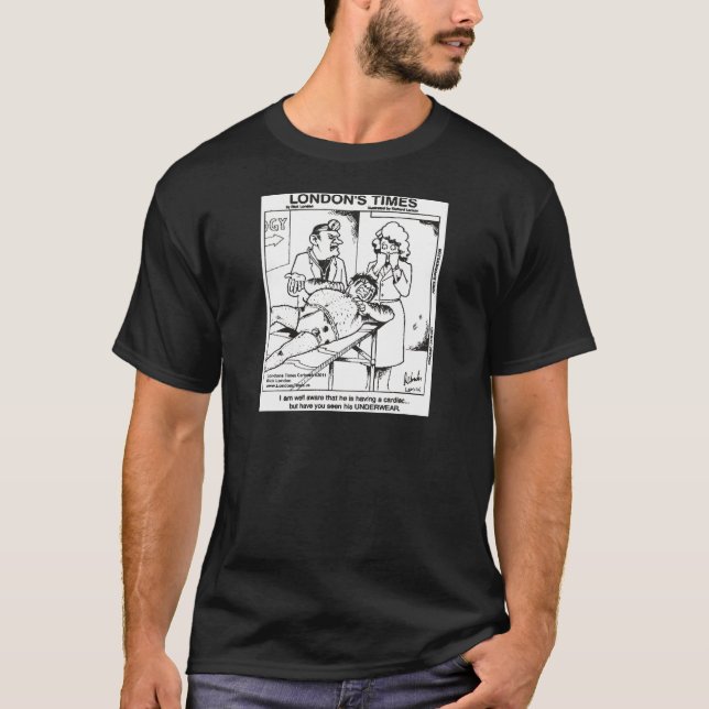 Camisetas de Cartoon do Times de Londres (Frente)