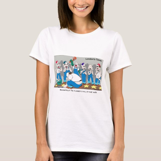 Camisetas de Cartoon do Times de Londres (Frente)