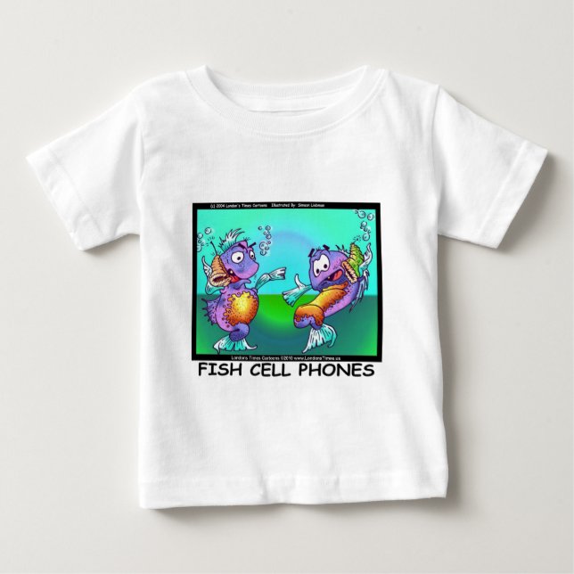 Camisetas de Cartoon do Times de Londres (Frente)