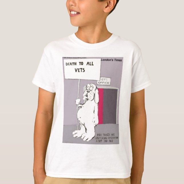 Camisetas de Cartoon do Times de Londres (Frente)