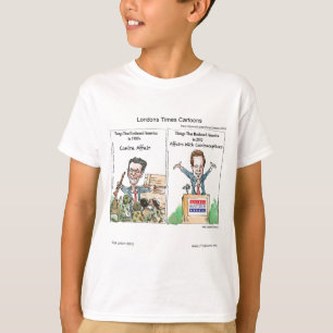 Camisetas de Cartoons do London Times