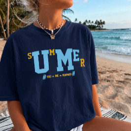 Camisetas de casal Summer Vibes Summer Minimalista