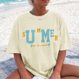Camisetas de casal Summer Vibes Summer Minimalista