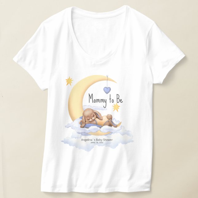Camisetas de Chuveiro de Bebê "Mamãe para Ser" (Postura )