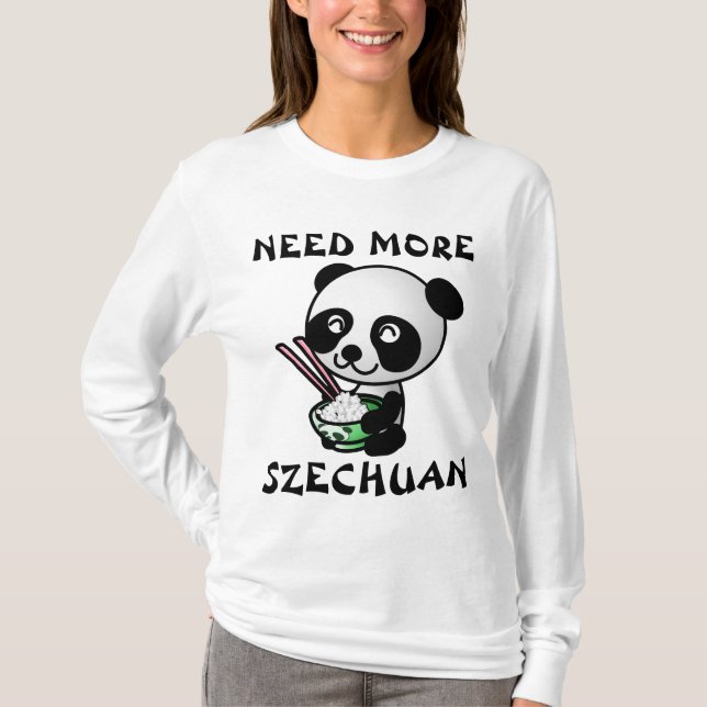 Camisetas de comida chinesa SZECHUAN (Frente)