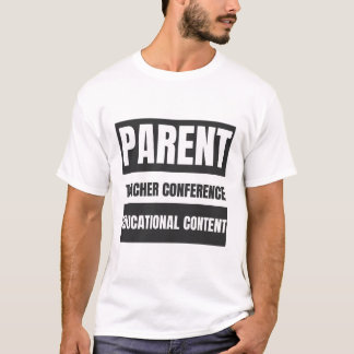 Camisetas de Conferência de Professores Pais