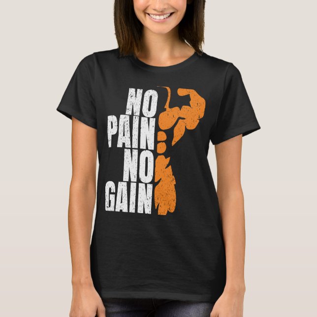 Camisetas De Construção De Bacalhau Sem Dor Sem Ga (Frente)