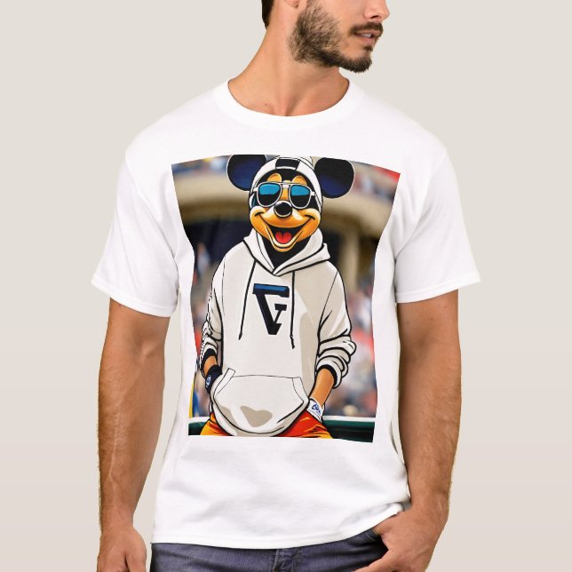Camisetas de Contorno de Esportes Dinâmicos (Frente)