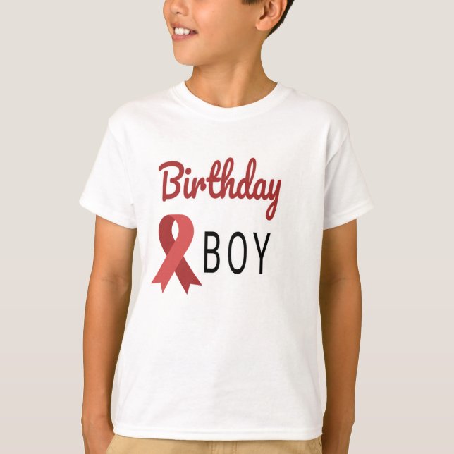 Camisetas de crianças de aniversário (Frente)