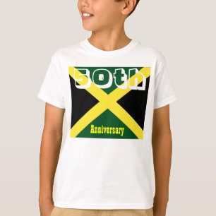Camisetas de crianças do aniversário da Jamaica