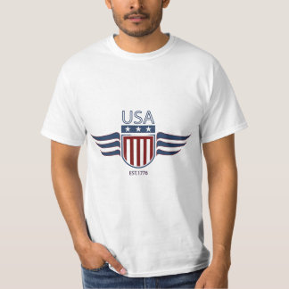 Camisetas de design americano para verdadeiros ame