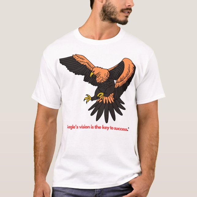 Camisetas de design personalizadas do Eagle Premiu (Frente)
