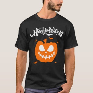 Camisetas de Dia das Bruxas de Pumpkin com Cara Sp