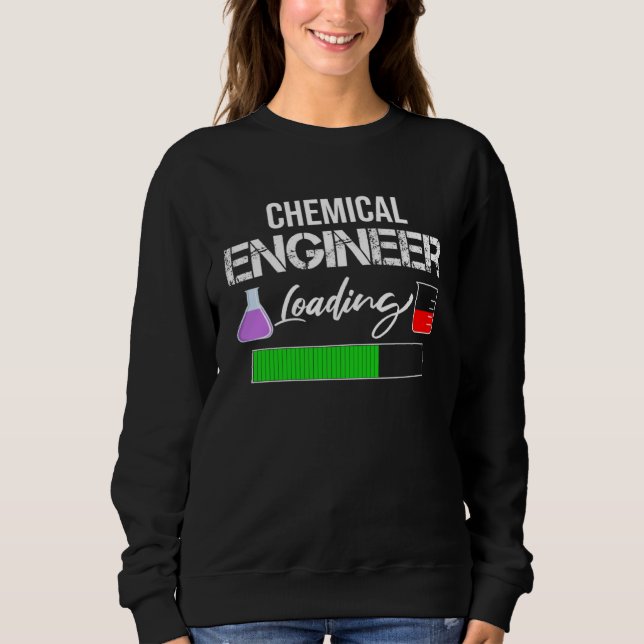 Camisetas de Engenharia  Engenheiro Químico Carreg (Frente)