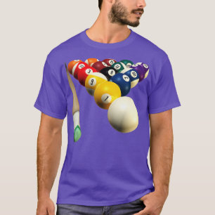camisetas DE EQUIPE DE PISCINA DE 8 BOLAS PARA TIR
