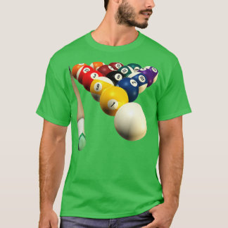 camisetas DE EQUIPE DE PISCINA DE 8 BOLAS PARA TIR