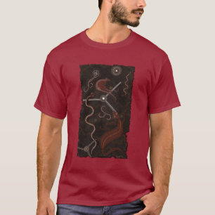 Camisetas de estilo aborígene australiano Kangaroo