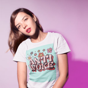 CAMISETAS DE ESTILO DE RETRO DE T-SHIRTS ANTI-WOKE