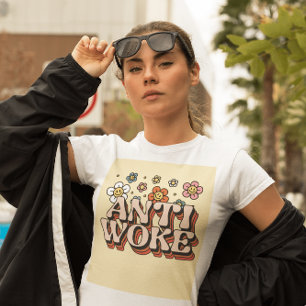 CAMISETAS DE ESTILO DE RETRO DE T-SHIRTS ANTI-WOKE
