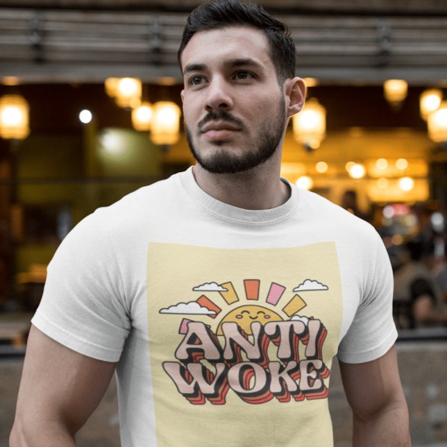 CAMISETAS DE ESTILO DE RETRO DE T-SHIRTS ANTI-WOKE (Criador carregado)