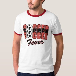 Camisetas de febre do futebol