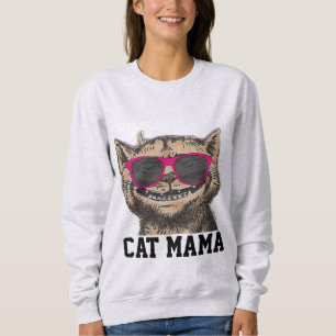 Camisetas de GATA MÃE, Óculos de Sol Camiseta engr