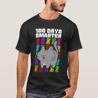 Camisetas de Gato 100 Dias Mais Inteligente, Menin