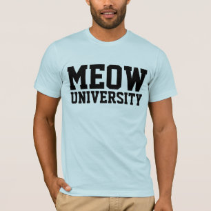 Camisetas de gato da UNIVERSIDADE MEOW