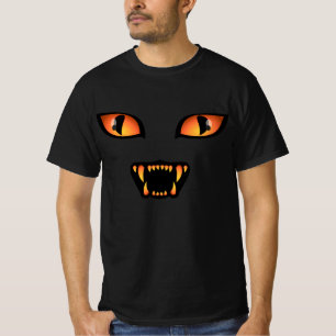 Camisetas de Gato de Halloween Camisas de Gato Pre