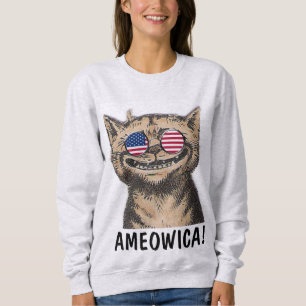 Camisetas de gato engraçadas, AMEOWICA!