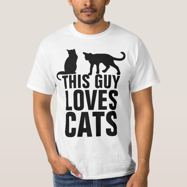 Camisetas de Gato, esta CARA adora camiseta de GAT (Frente)