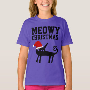 Camisetas de gato natalino, Camisetas para criança