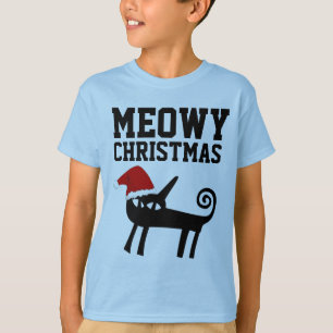 Camisetas de gato natalino, Camisetas para criança